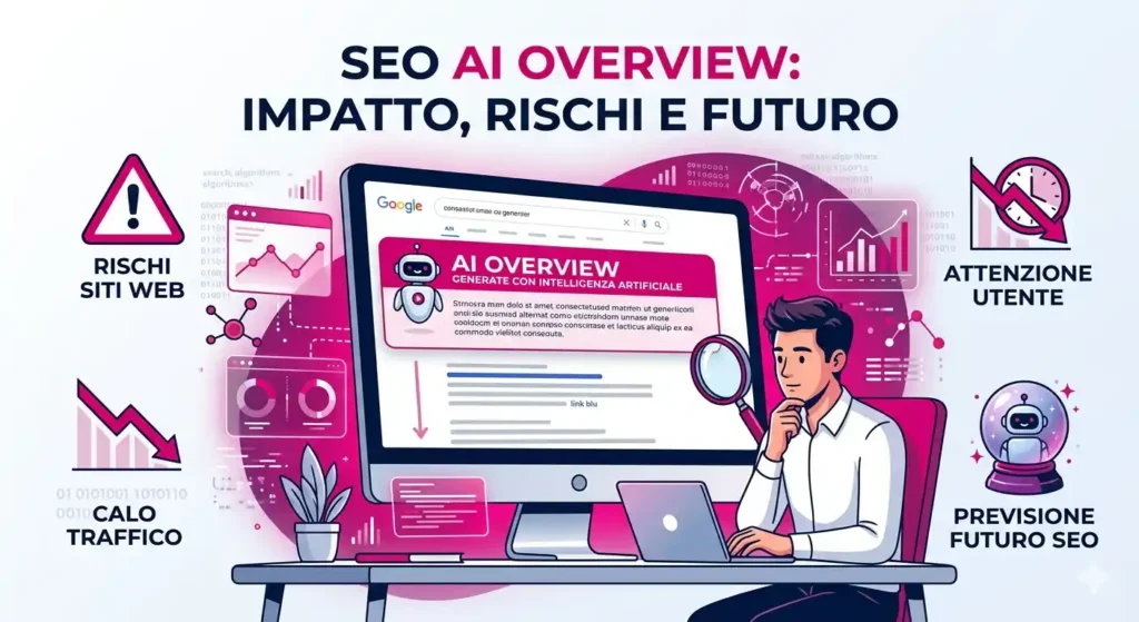 AI Overviews copertina sezione SEO